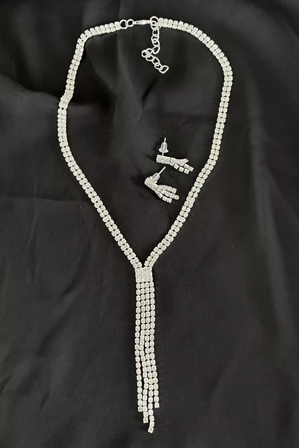 Abiye Kolye Küpe Set