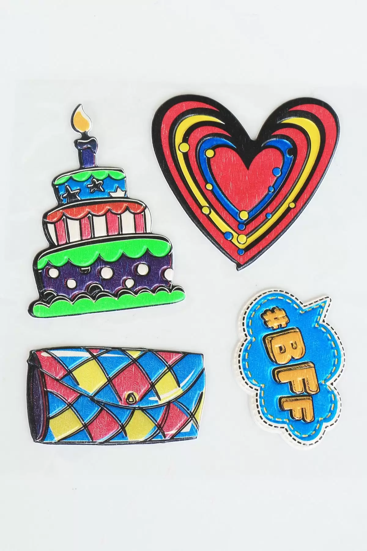 Çok Amaçlı Paket Sticker (Kıyafet-çanta-telefon)