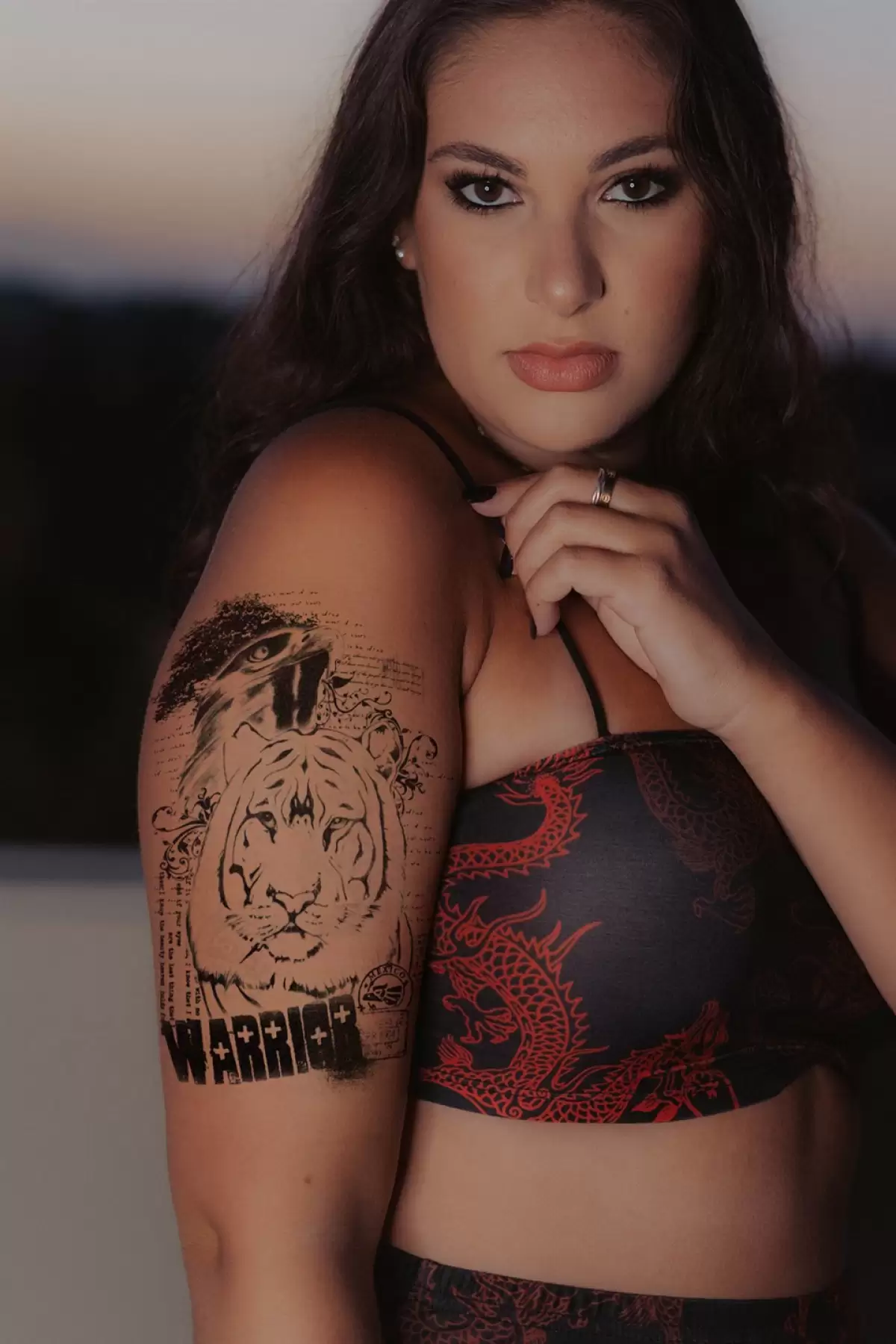 Geçici Kaplan ve Kartal Dövme Tattoo