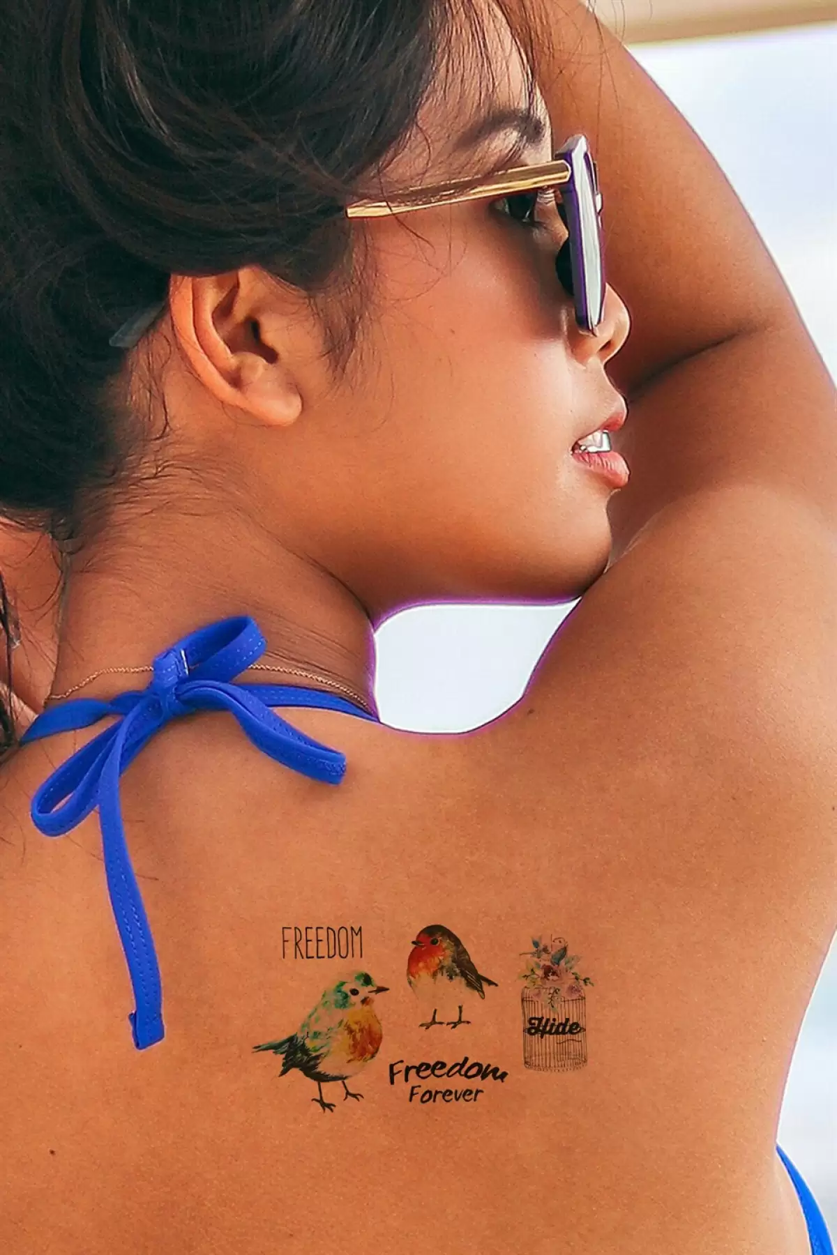 Geçici Kuş Mini Dövme Tattoo