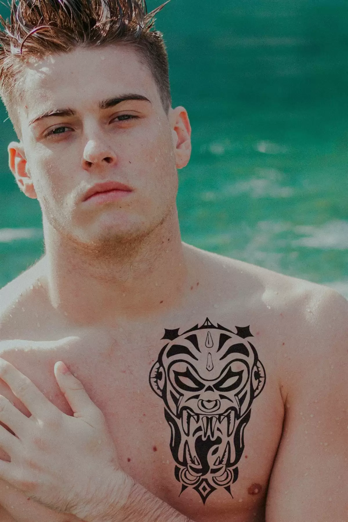 Geçici Tribal Şeytan Dövme Tattoo
