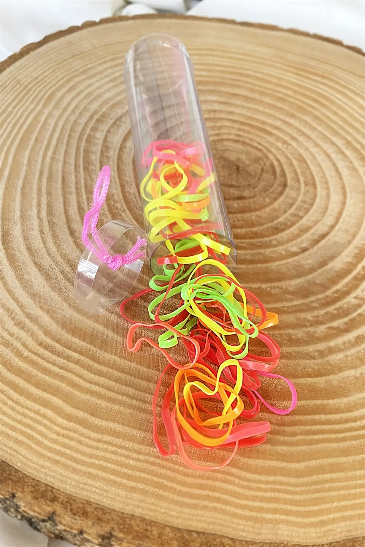 Karışık Renk Perma Paket Lastik Toka