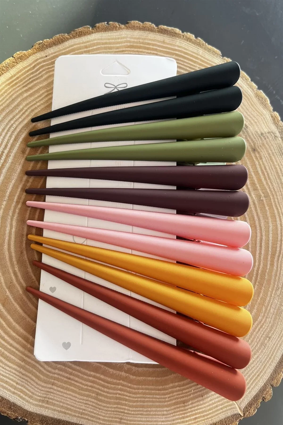12li Karışık Renk Pens Toka Set
