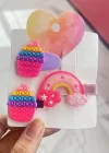 3lü Çocuk Pens Toka Set