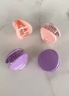 4Lü Karışık Renk Küçük Mandal Toka