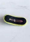 Açık Yeşil Renk Yıldız Figürlü Yan Toka