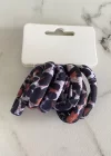 Altılı Leopar Desenli Lastik Toka Set