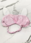 Beyaz Renk Kedi Figürlü Uyku Bandı