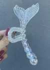 Hologramlı Balık Figürlü Şeffaf Mandal Toka