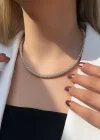Hologramlı Taşlı Kolye