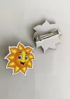 İkili Güneş Figürlü Çocuk Pens Toka Set