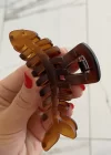Kahverengi Balık Figürlü Mat Mandal Toka