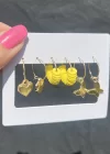Karışık Renk 6 Parça Küpe Set