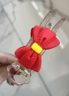 Kırmızı Renk Kurdele Figürlü Mandal Toka