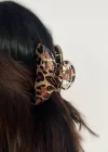Leopar Desenli Mandal Toka