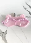 Pembe Renk Göz Figürlü Unicorn Uyku Bandı
