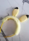 Sarı Renk Pokemon Kulak Figürlü Tüllü Taç
