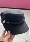 Siyah Renk Kaptan Şapka