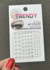 Vücut Ve Yüz Taşı/ Taşlı Ve İnci Detaylı Sticker