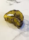 Yeşil Renk Kıvrım Figürlü Mandal Toka
