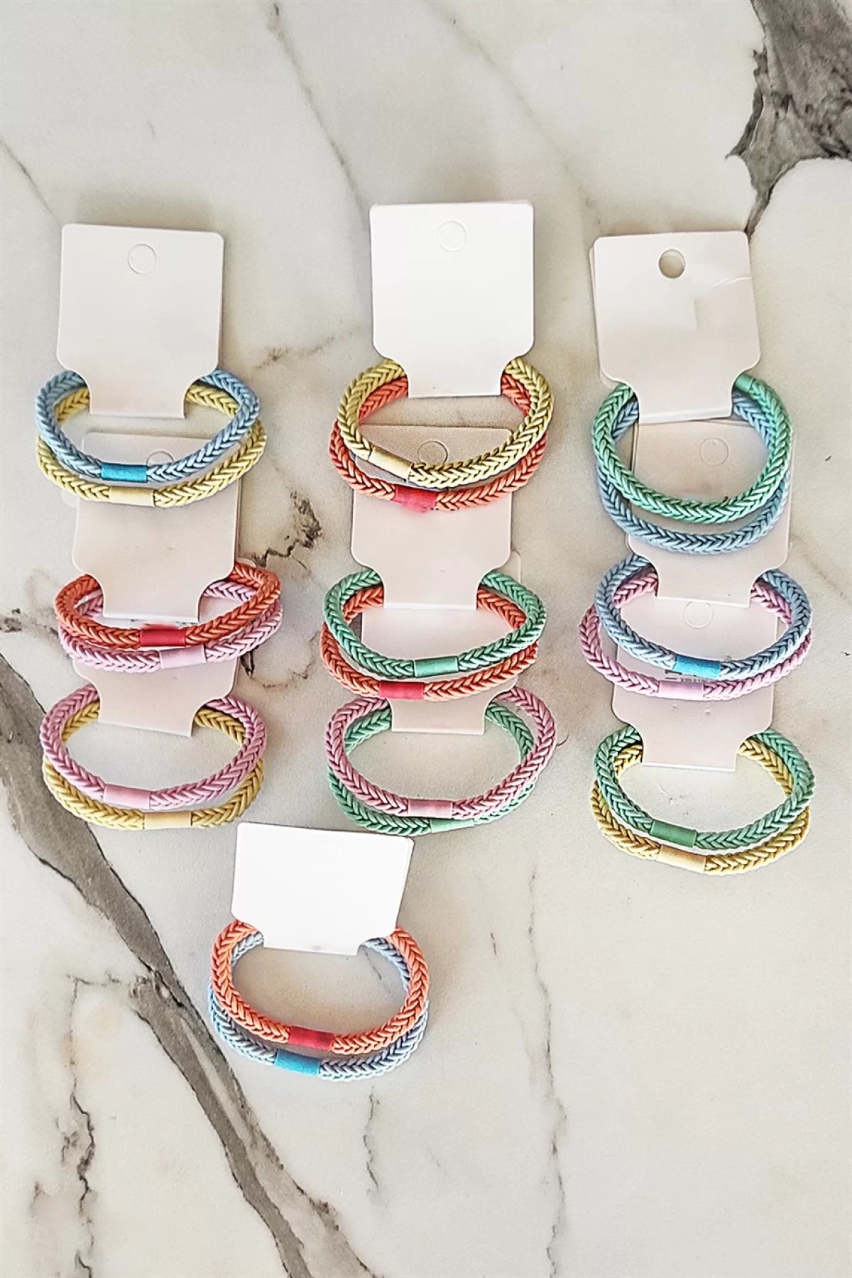 10lu Karışık Renk Simit Toka Set