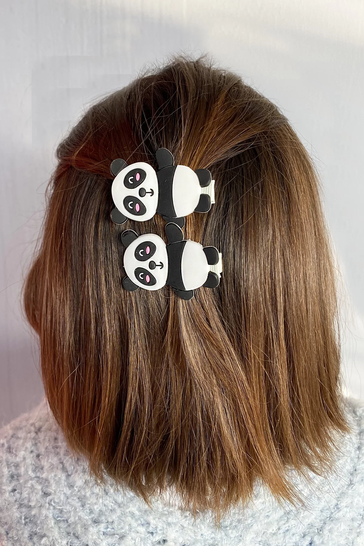2li Panda Figürlü Çocuk Pens Toka