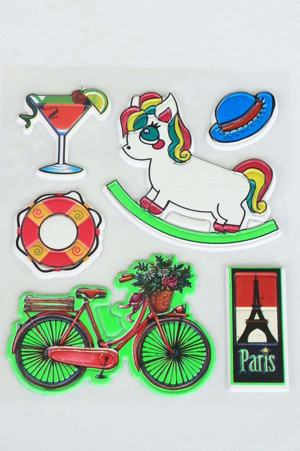Çok Amaçlı Paket Sticker (Kıyafet-çanta-telefon)
