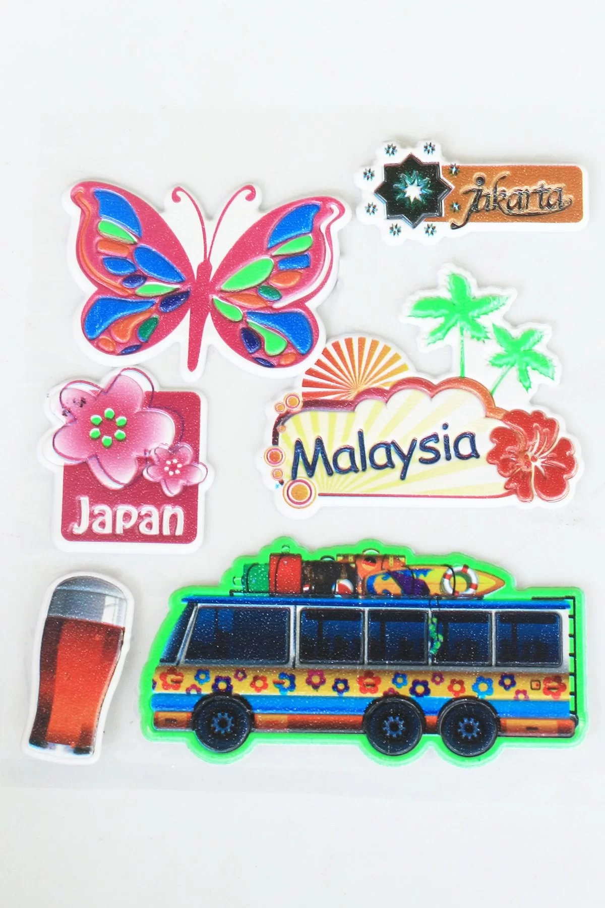 Çok Amaçlı Paket Sticker (Kıyafet-çanta-telefon)