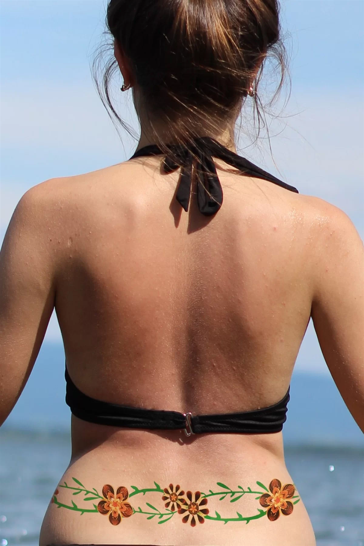 Geçici Bel ve Bacak Dövme Tattoo