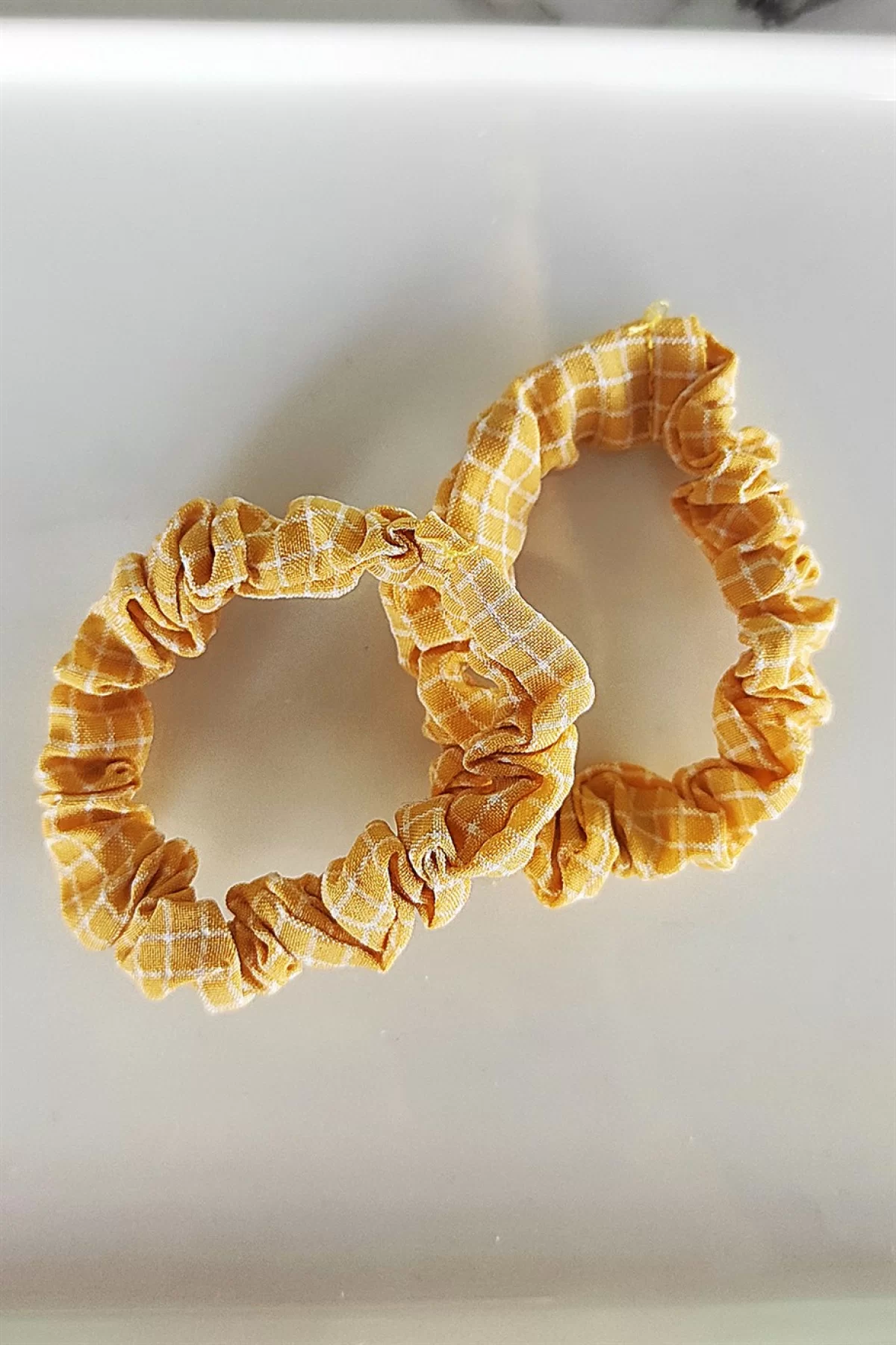 İkili Sarı Renk Simit Toka