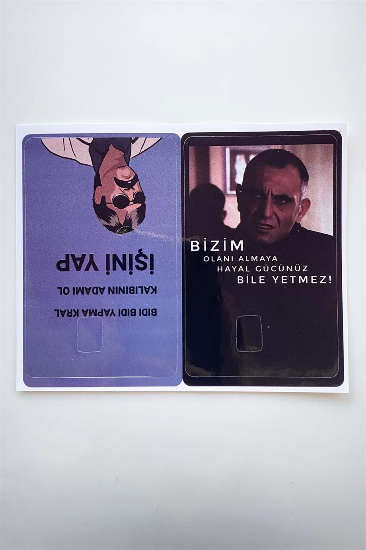 Karışık Replikli Kredi Kartı Kaplama 2Li Sticker