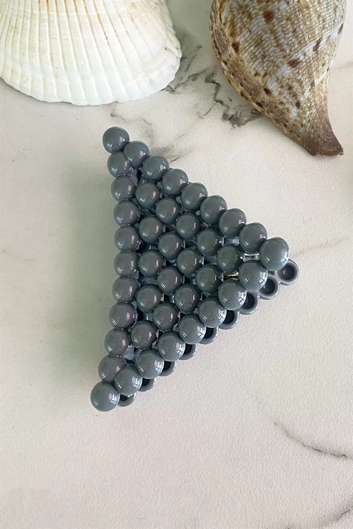 Koyu Gri Renk Büyük Boy Mandal Toka