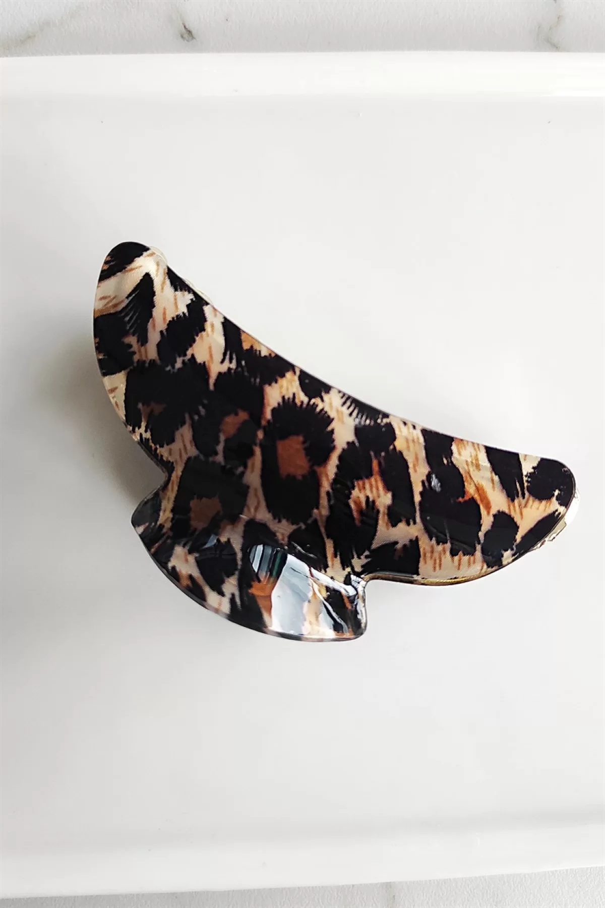 Leopar Desenli Mandal Toka