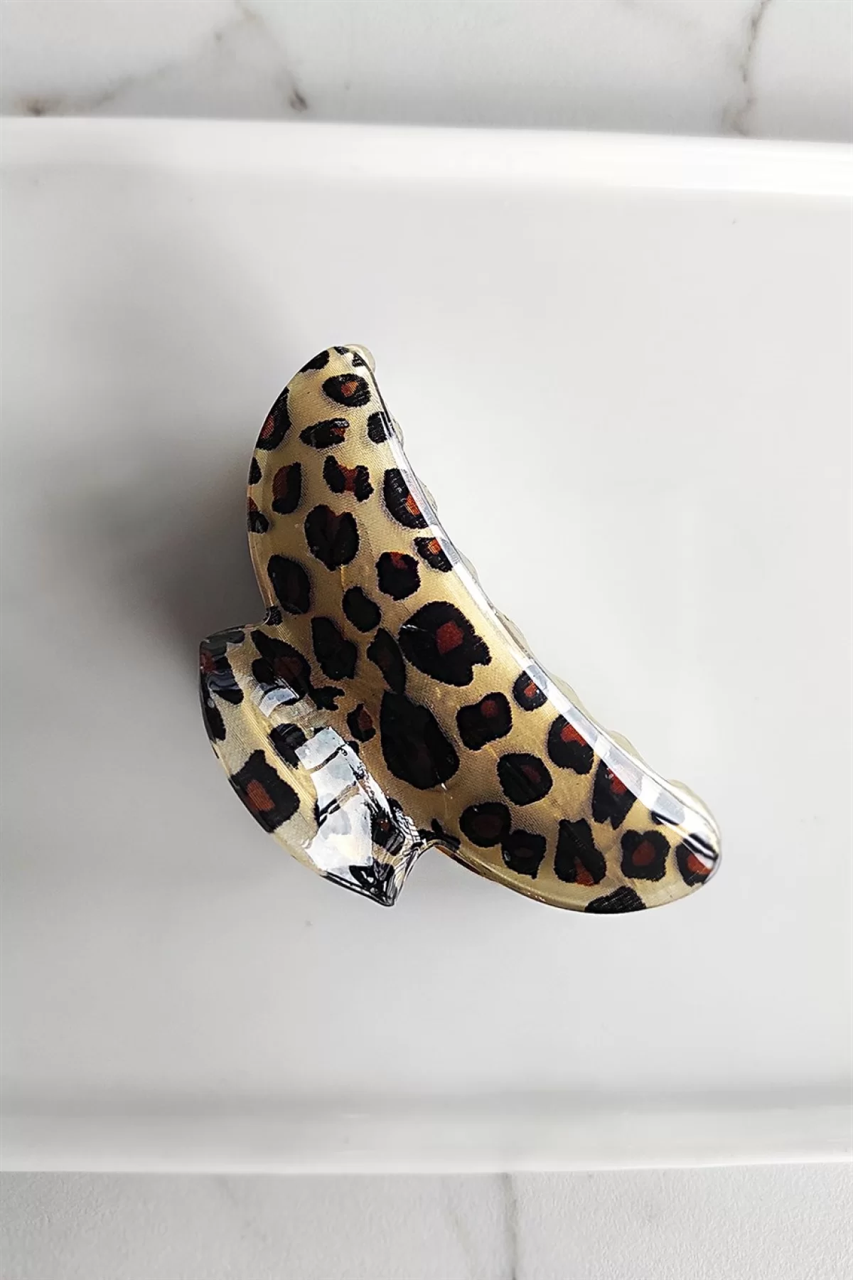Leopar Desenli Mandal Toka