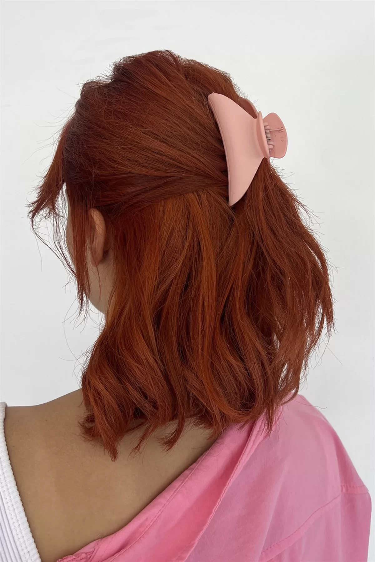 Toz Pembe Renk Mat Mandal Toka