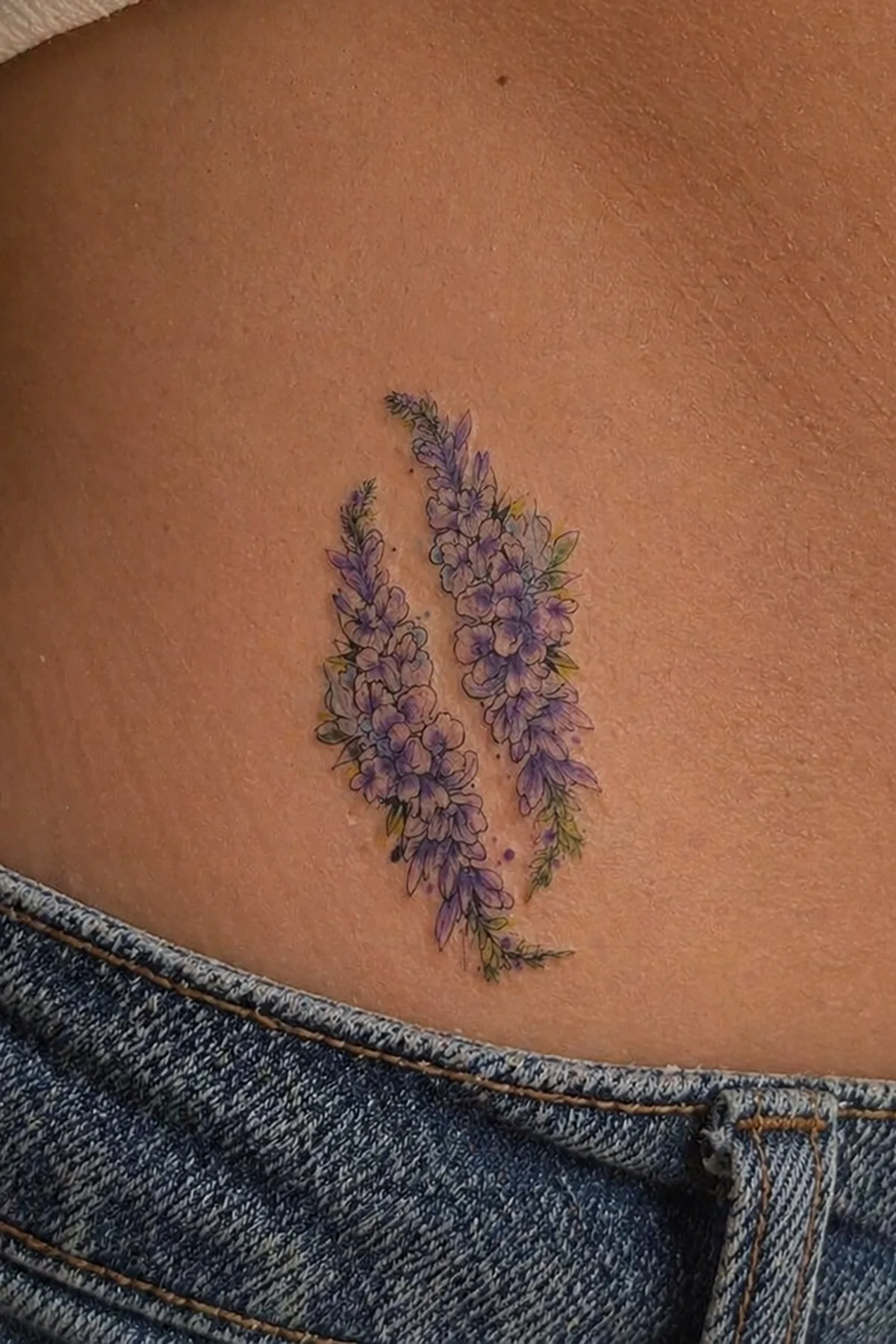 Geçici Çiçek Figürlü Mini Dövme Tattoo
