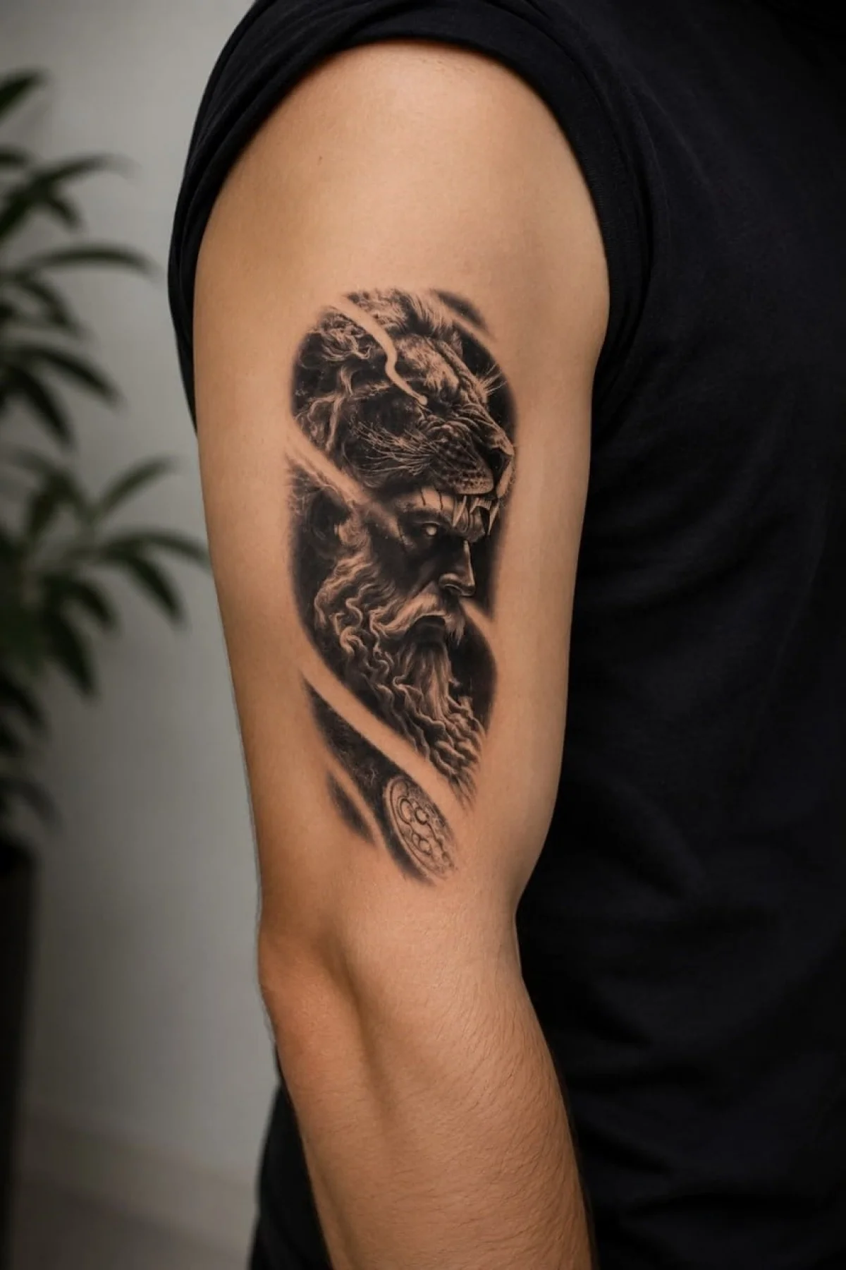Aslan Dövme Geçici Tattoo