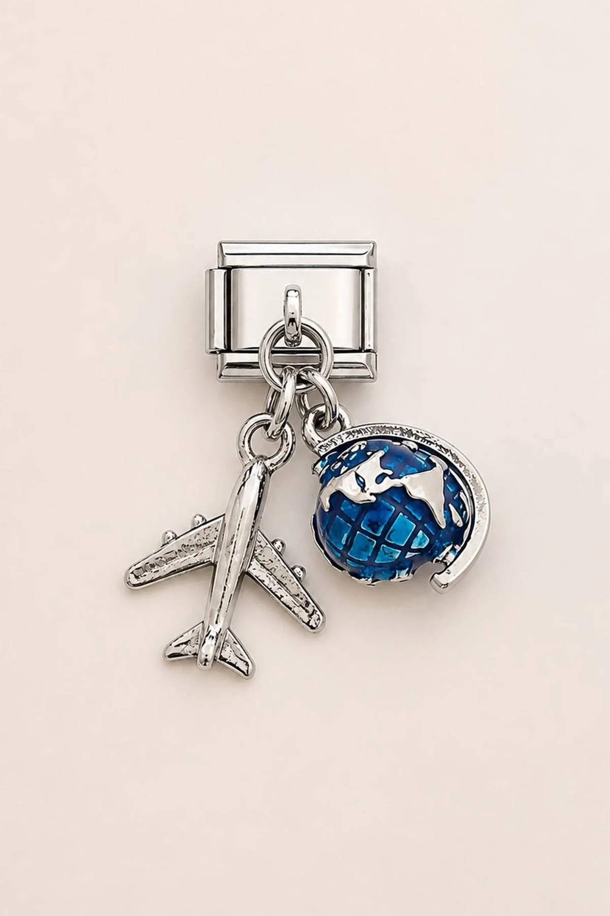 Gümüş Renk Karışık Figürlü Çelik Nomination Charm (Tek)