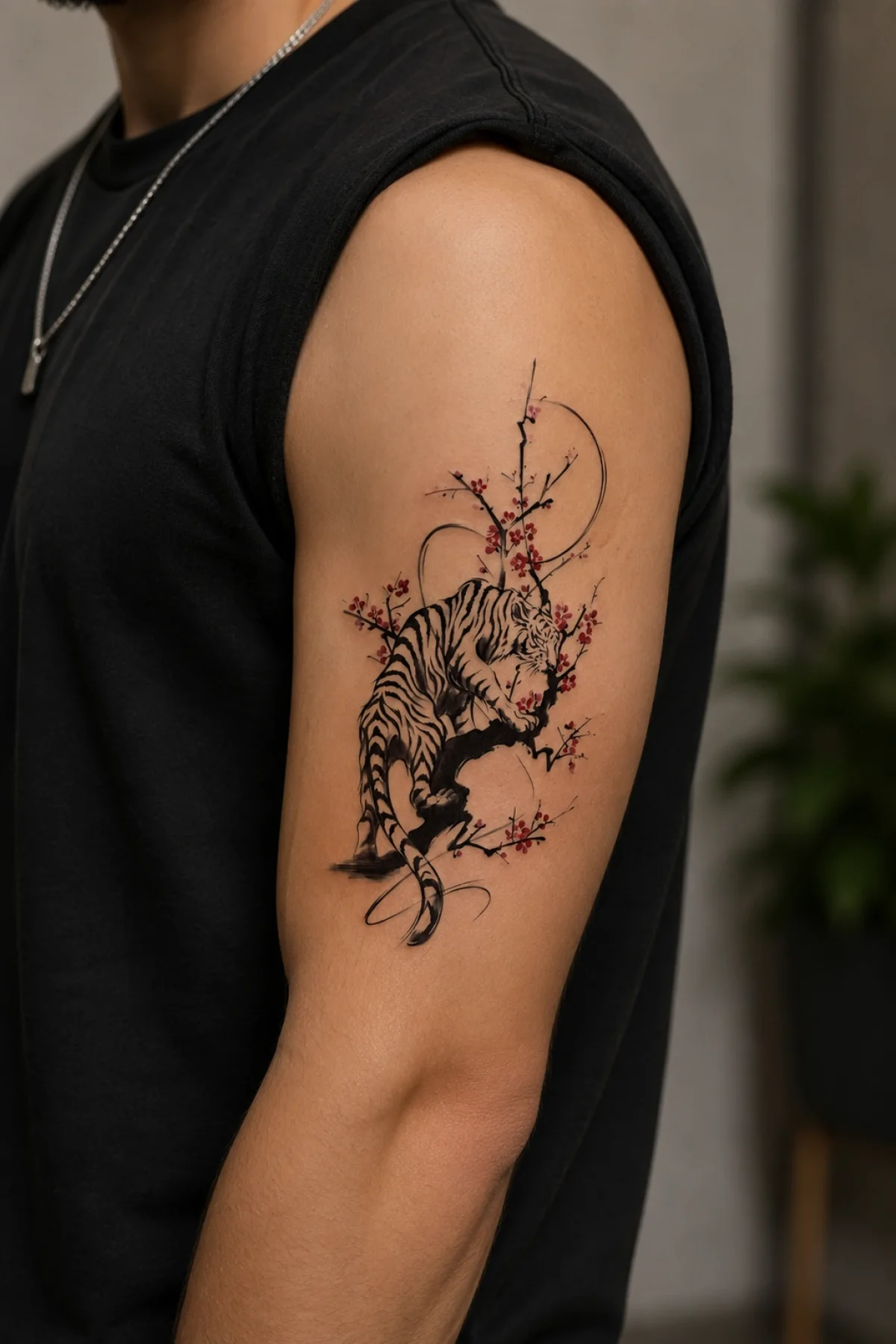 Kaplan Dövme Geçici Tattoo