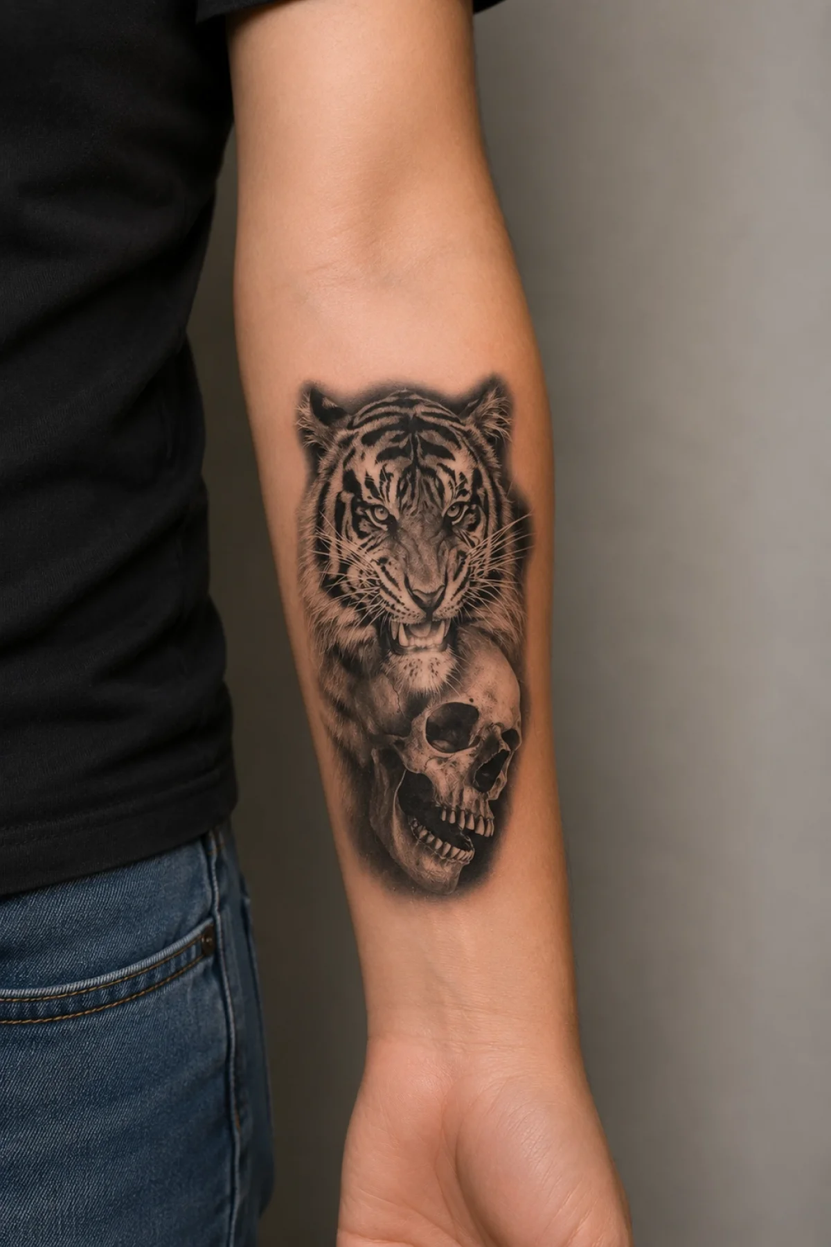 Kaplan Dövme Geçici Tattoo