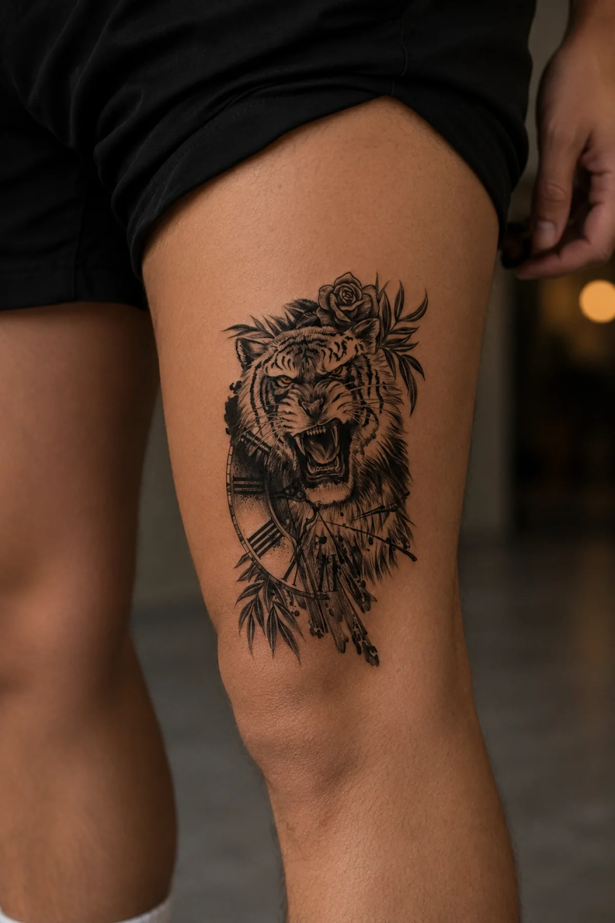 Kaplan Geçici Dövme Tattoo