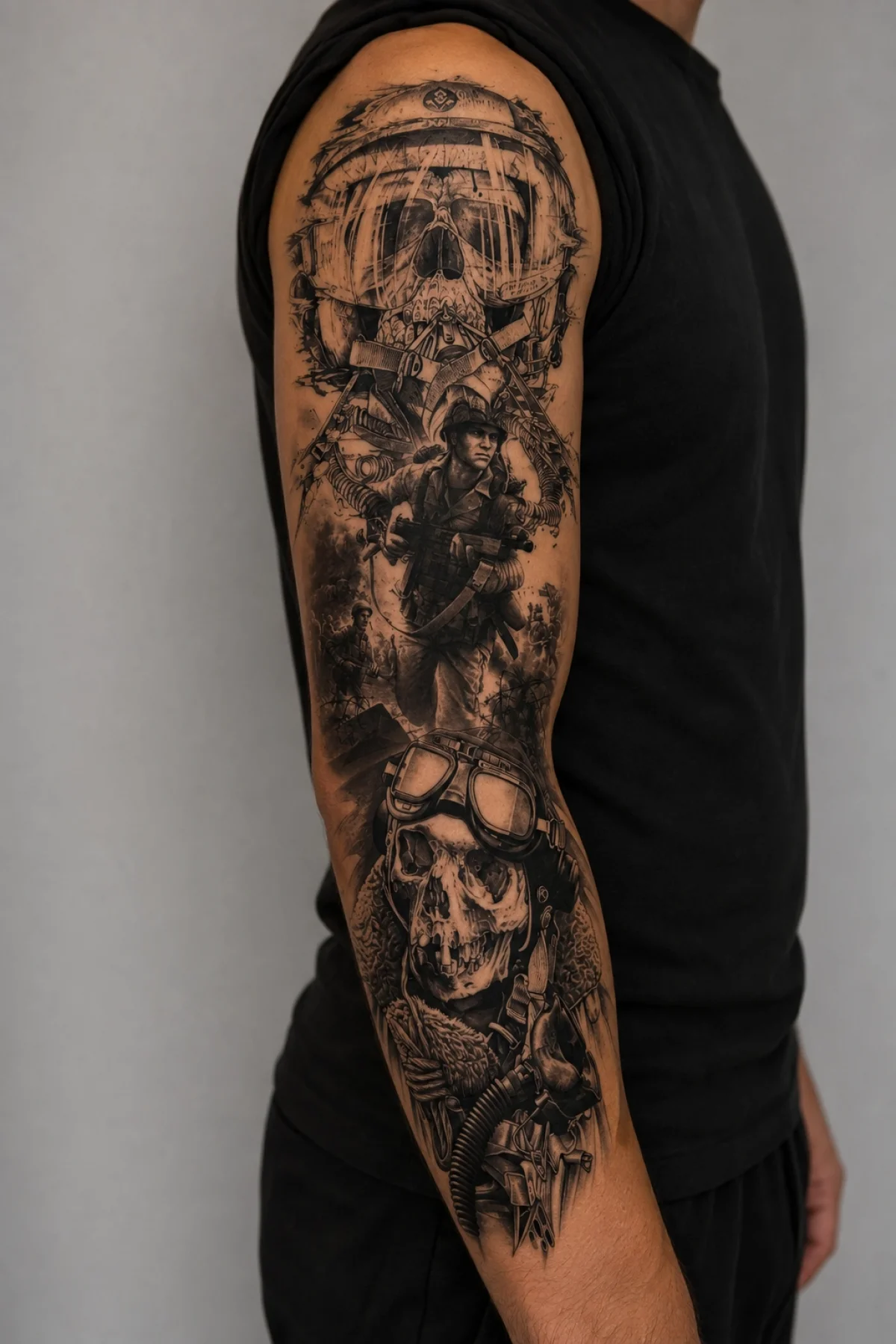 Kurukafa Geçici Dövme Tattoo
