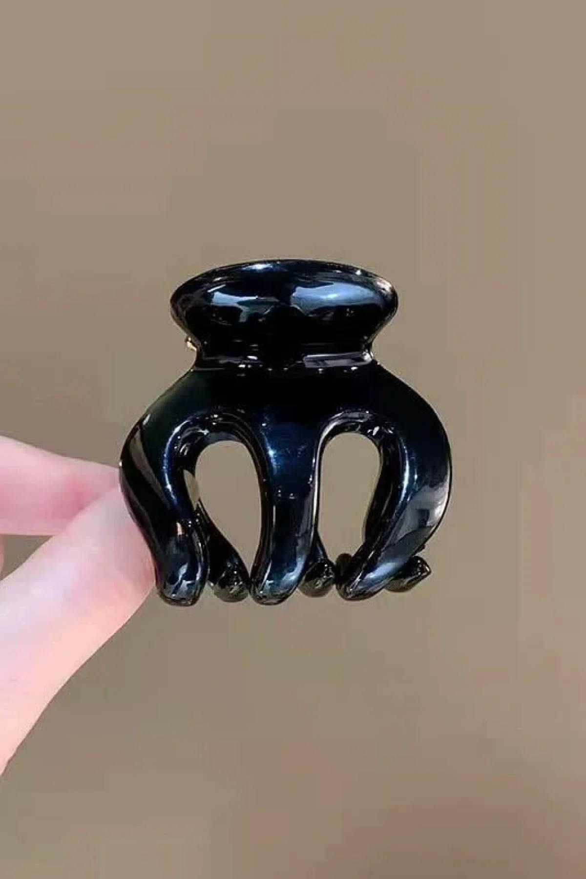 Siyah Renk Mini Mandal Toka