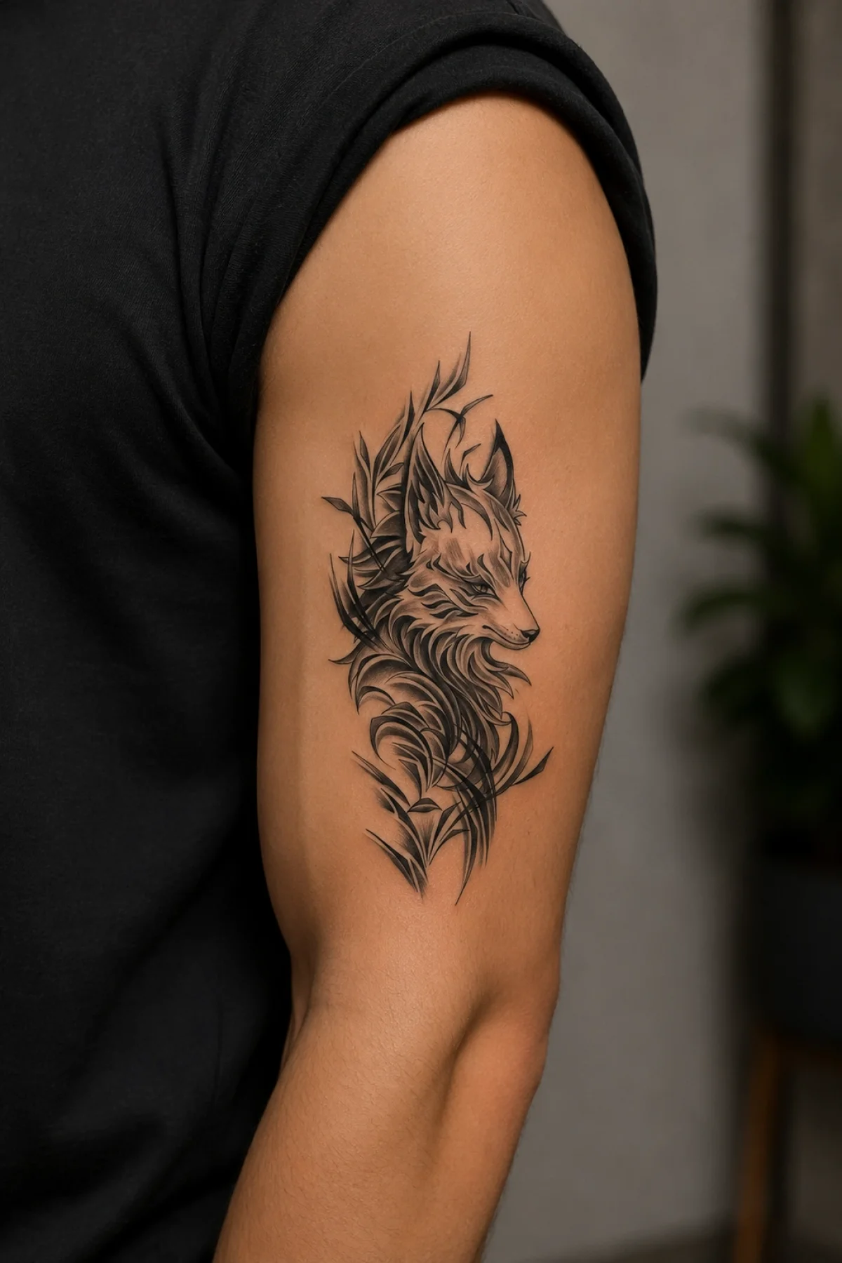 Tilki Geçici Dövme Tattoo