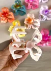 12li Karışık Renk Çiçek Figürlü Toka Set
