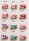 12li Karışık Renk Yan Toka Set