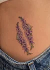 Geçici Çiçek Figürlü Mini Dövme Tattoo