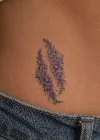 Geçici Çiçek Figürlü Mini Dövme Tattoo