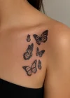 Kelebekler Mini Geçici Dövme Tattoo