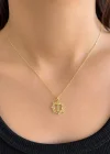 Altın Renk Çapa Figürlü Zincir Kolye